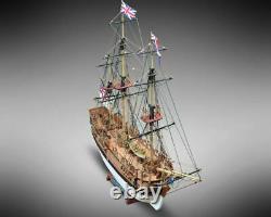 Mamoli MV52 HMS Bounty Wood Plank-On-Bulkhead Ship Model Kit Scale 1/100