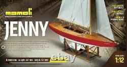 Mamoli MV54 Jenny Wood Plank-On-Frame Ship Model Kit Scale 1/12