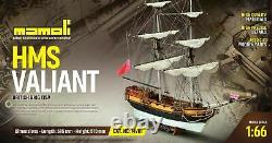 Mamoli MV81 HMS Valiant Model Ship Kit British Brig 1759 Scale 1/66