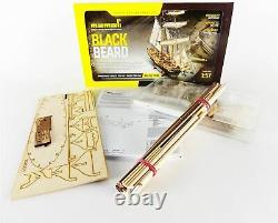 Mamoli MV82 Blackbeard Wood Plank-On-Frame Ship Model 1/57 Scale