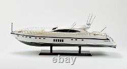 Mangusta 108 Yacht Handcrafted Wooden Boat Model 33