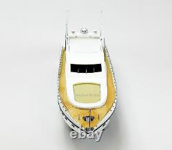 Mangusta 108 Yacht Handcrafted Wooden Boat Model 33
