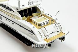 Mangusta 108 Yacht Handcrafted Wooden Boat Model 33