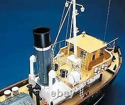 Mantua Model 743 Anteo Tugboat Wooden Plank-On-Bulkhead KitS cale 130