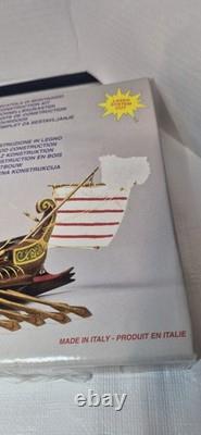 Mantua Model Caesar Wooden Ship Art. 770 Roman Bireme 30 D. C. MADE IN ITALY Boat