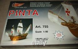 Mantua Model Pinta 150 Scale Wood Model Sailing Ship Kit #755