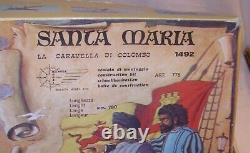 Mantua Santa Maria Columbus 1492 Ship Boat Wood Model Kit Italy Boxed