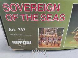 Mantua Sovereign of the Seas Wooden Ship 178 Scale Model Kit NIB RARE