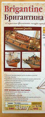 Master Korabel Brigantine Phoenix 1787 Plank-On-Bulkhead Wood Ship Model Kit