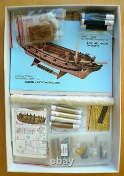 Master Korabel Schooner Polotsk 1788 Ship Plank-On-Bulkhead Wood Model Kit