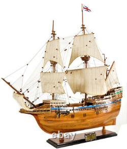 Mayflower 1620 Wooden Tall Ship Model 30 Plymouth Pilgrim's Historic Built Boat