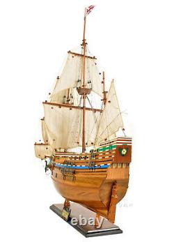 Mayflower 1620 Wooden Tall Ship Model 30 Plymouth Pilgrim's Historic Built Boat