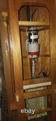 Mid 20th century Wooden Model electric boat