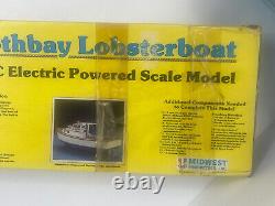 Midwest Boothbay Lobsterboat RC Electric Powered Unassembled Scale Model Kit
