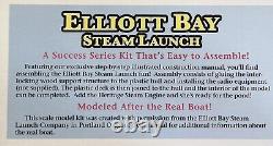 Midwest Products Elliott Bay Ship Model Kit Steam Launch Boat MINT NEW
