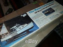 Midwest Products Maine Lobster Boat Kit # 953 Wood Model in 24 Length NIB