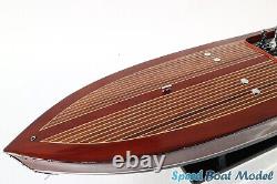Miss America X Speed Boat Model 32.6? Wooden Boat Model Decor