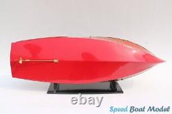 Miss Behave Classic Speed Boat Model 31.4? Wooden Boat Model