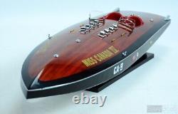 Miss Canada III model. Boat Model 31.5? Wooden Boat Model
