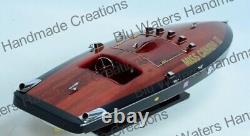 Miss Canada III model. Boat Model 31.5? Wooden Boat Model