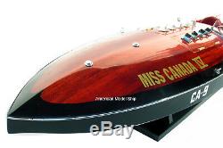 Miss Canada IV Replica 34 Wooden Race Boat CA-9 Built Wooden Model Ship