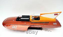 Miss Supertest III Classic Wooden Speed Boat Display Model