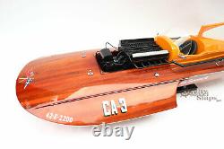 Miss Supertest III Classic Wooden Speed Boat Display Model