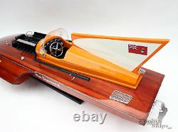 Miss Supertest III Classic Wooden Speed Boat Display Model