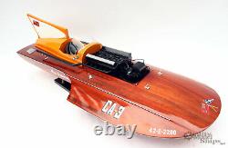 Miss Supertest III Classic Wooden Speed Boat Display Model