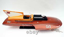 Miss Supertest III Classic Wooden Speed Boat Display Model