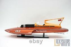 Miss Supertest III Wooden Speed Boat Model