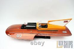 Miss Supertest III Wooden Speed Boat Model