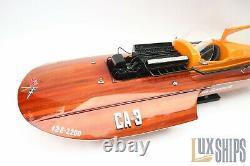 Miss Supertest III Wooden Speed Boat Model