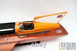 Miss Supertest III Wooden Speed Boat Model