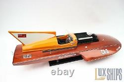 Miss Supertest III Wooden Speed Boat Model