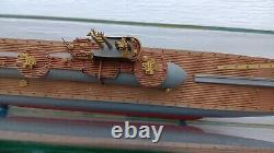 Model Boat 1 400 Submarine Hand Made Gold Plated Detail Not Proboat 30 Model