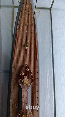 Model Boat 1 400 Submarine Hand Made Gold Plated Detail Not Proboat 30 Model