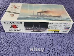 Model Boat Japanese Navy Battleship Mikasa Hasegawa 1350 sealed