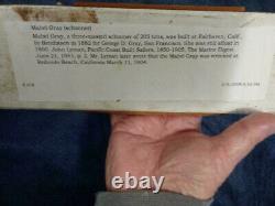 Model Boat Mabel Gray Schooner Beautiful All Wood