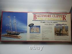 Model Boat Ship Baltimore Clipper Model Shipways Wood Kit No. 2120