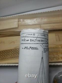 Model Boat Ship Baltimore Clipper Model Shipways Wood Kit No. 2120