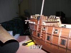 Model Ship Wooden Kit Vintage Boat 1/90 Scale San Juan Espanyol Galleon