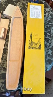 Model Shipways 1851 Flying Fish Clipper Ship 196 Wood Hull Model Kit Boat 1953