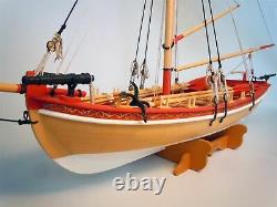 Model Shipways 18th Century Armed Longboat 124 Scale Wood, Metal & Photo-etched