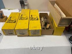 Model Shipways America Yacht Solid Wooden Hull Ship Kit Boats lot of 4 kits