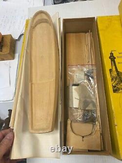 Model Shipways America Yacht Solid Wooden Hull Ship Kit Boats lot of 4 kits
