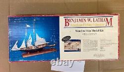 Model Shipways BENJAMIN LATHAM 148 scale laser cut kit MS2109, open box, unused