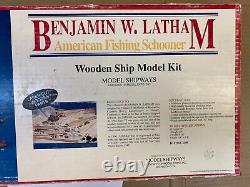 Model Shipways BENJAMIN LATHAM 148 scale laser cut kit MS2109, open box, unused