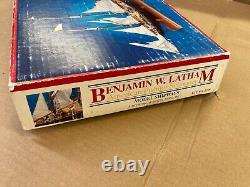 Model Shipways BENJAMIN LATHAM 148 scale laser cut kit MS2109, open box, unused