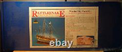 Model Shipways Ms2028 Rattlesnake American Privateer Wood Model New Damaged Box